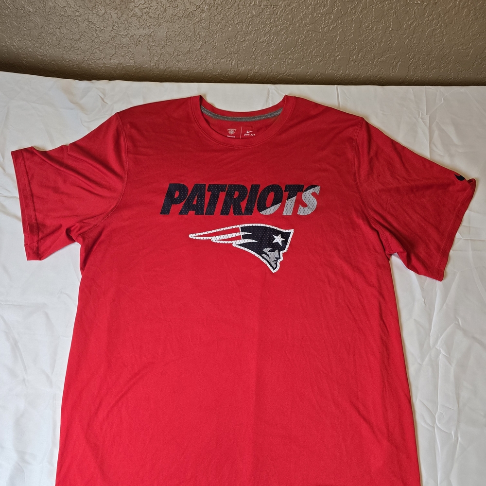 NFL Patriots Red Short Sleeve Shirt
